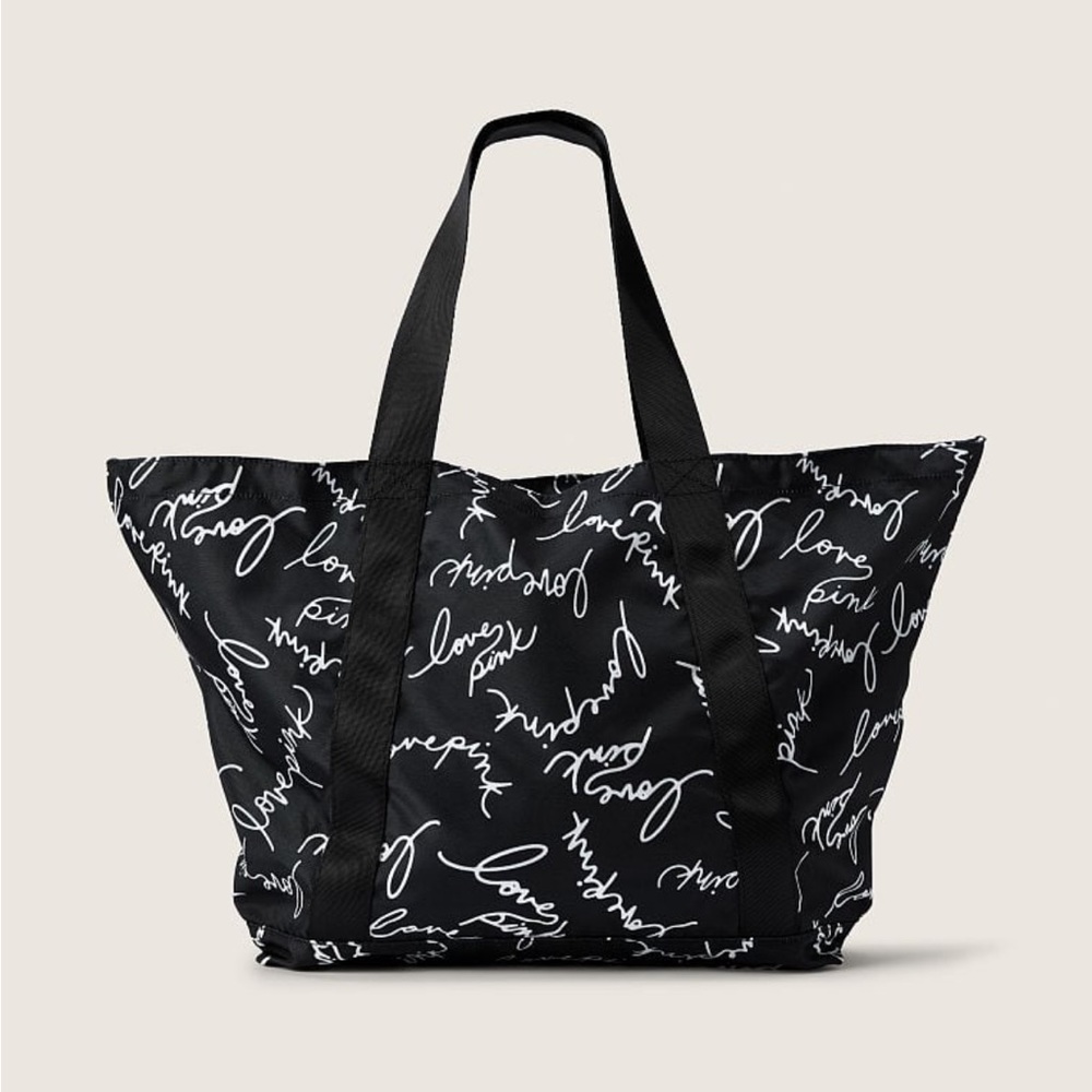 Pink Logo Tote Bag